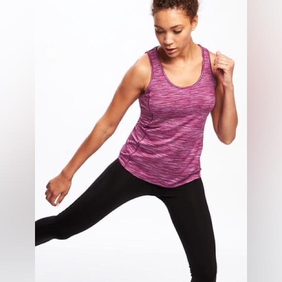 Old Navy Size Small Crossback Keyhole women’s performance athletic tank pink - Picture 3 of 11